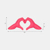 PINK HEART HANDS