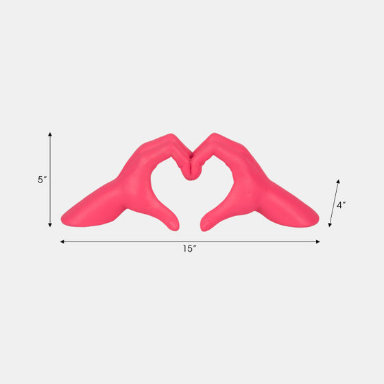 PINK HEART HANDS
