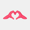 PINK HEART HANDS