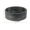 WHITE & BLACK MARBLE BOWL