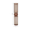 BRONZE CRYSTAL CANDLESTICK
