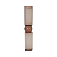  BRONZE CRYSTAL CANDLESTICK
