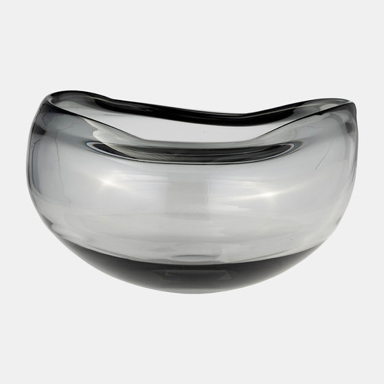 IRREGULAR SHAPE BOWL SMOKE 10''