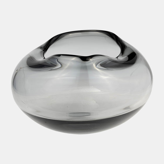 IRREGULAR SHAPE BOWL SMOKE 10''